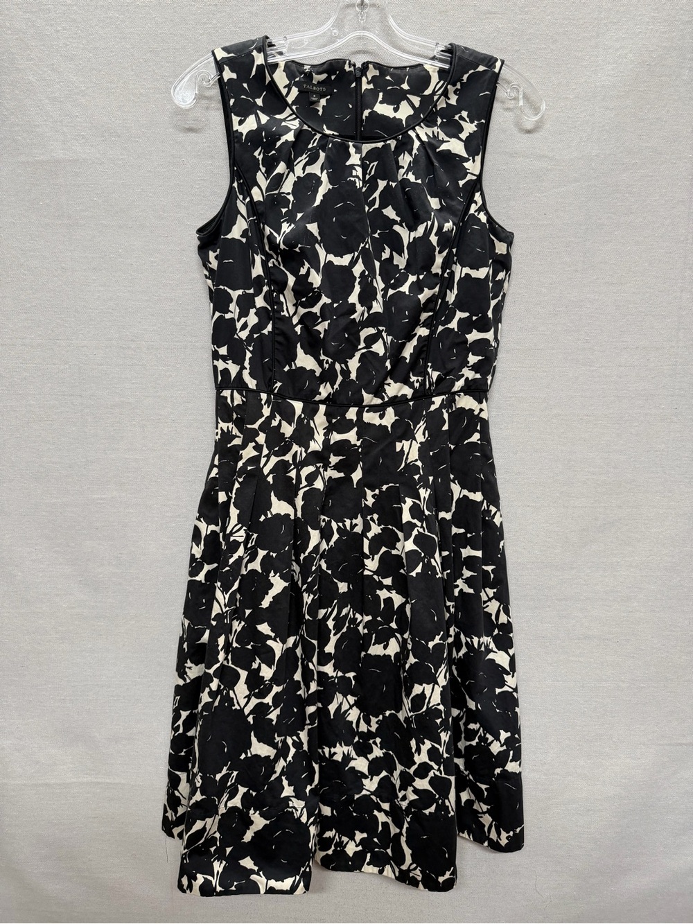 Talbots Sleeveless Fit-and-Flare Dress - size 8